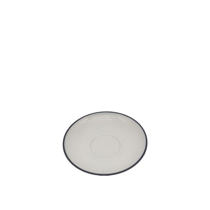 Zest Porcelain Luna Kahve Fincan Tabağı -Riva Siyah - 1