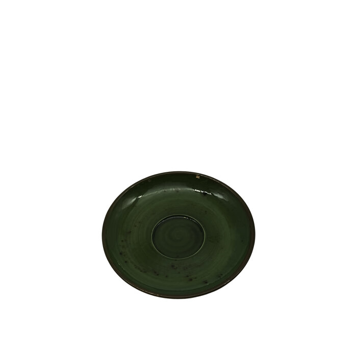 Tulu Porselen Luna Kahve Fincan Tabağı-Reactive 90 Çağla Yeşil - 1