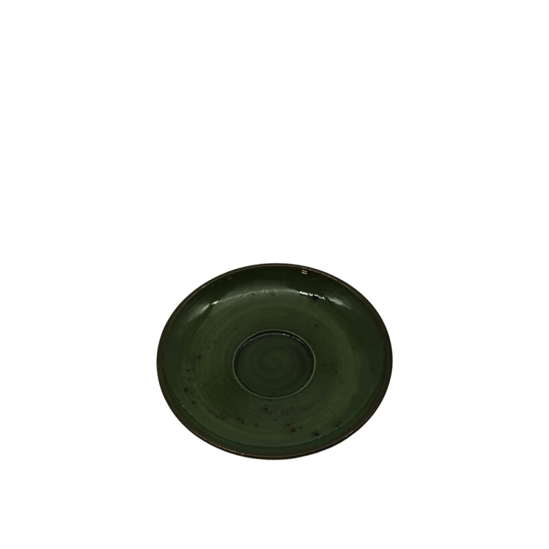 Tulu Porselen Luna Kahve Fincan Tabağı-Reactive 90 Çağla Yeşil - 1