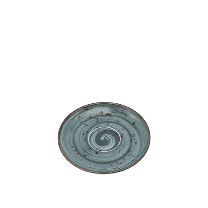 Zest Porcelain Luna Kahve Fincan Tabağı-Paris K.Mavi - 1