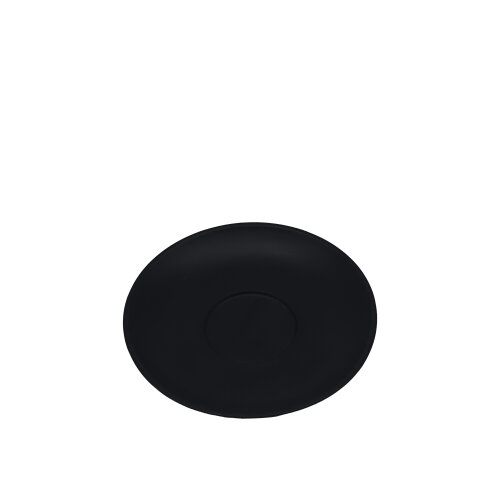 Tulu Porselen Luna Kahve Fincan Tabağı-Saten 64 Siyah LN01KTST64 - TULU PORSELEN