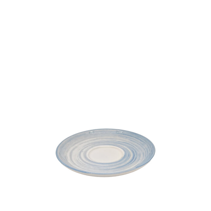 Zest Porcelain Luna Kahve Fincan Tabağı -Tokyo Mavi - 1