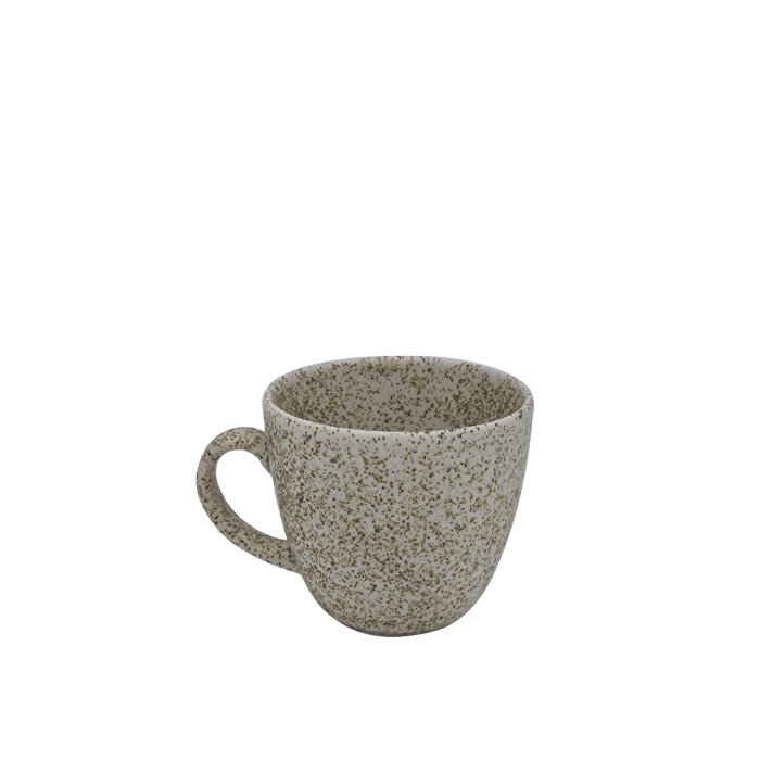 Zest Porcelain Luna Kahve Fincan 80Cc -Element Cream - 1