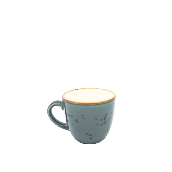 Zest Porcelain Luna Kahve Fincan 80Cc-Paris K.Mavi - 1