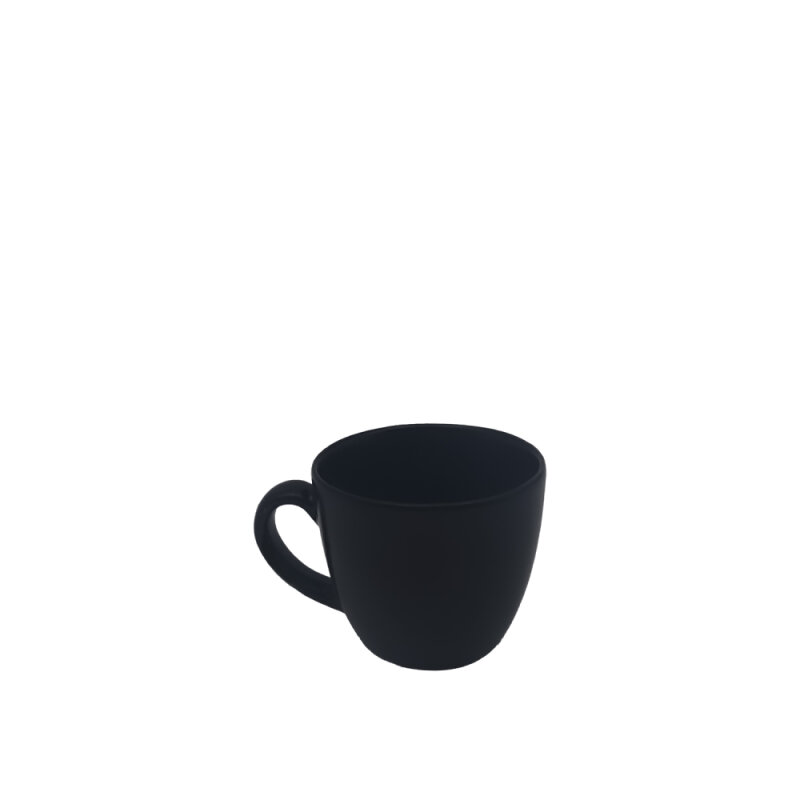 Tulu Porselen Luna Kahve Fincanı – Saten 64 Siyah LN01KFST64 - 1
