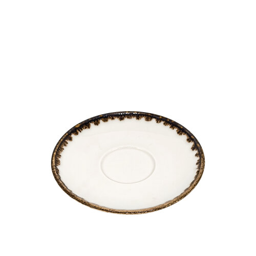 Tulu Porselen Luna Latte Fincan Tabağı - Chocolate LN01LTCT47 - TULU PORSELEN