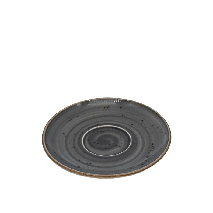 Tulu Porselen Luna Latte Fincan Tabağı-Reactıve 67 Gri LN01LTR67 - 1