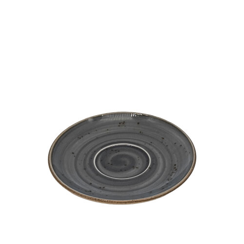 Zest Porcelain Luna Latte Fincan Tabağı-Paris Gri - ZEST PORCELAIN