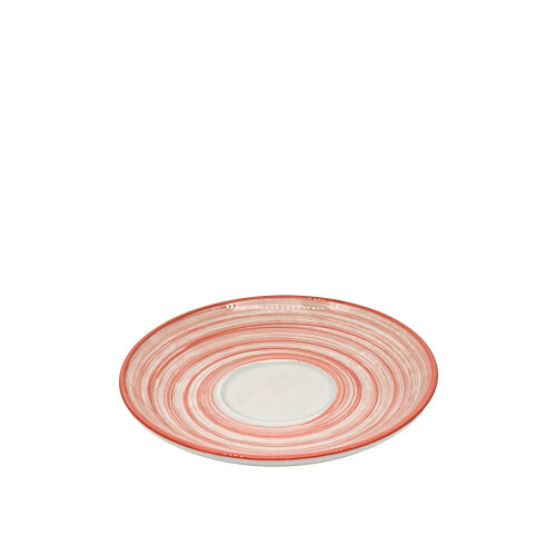 Zest Porcelain Luna Latte Fincan Tabağı-Tokyo Kırmızı - ZEST PORCELAIN