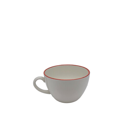 Tulu Porselen Luna Latte Fincanı - File 36 Kırmızı LN01LFF36 - TULU PORSELEN