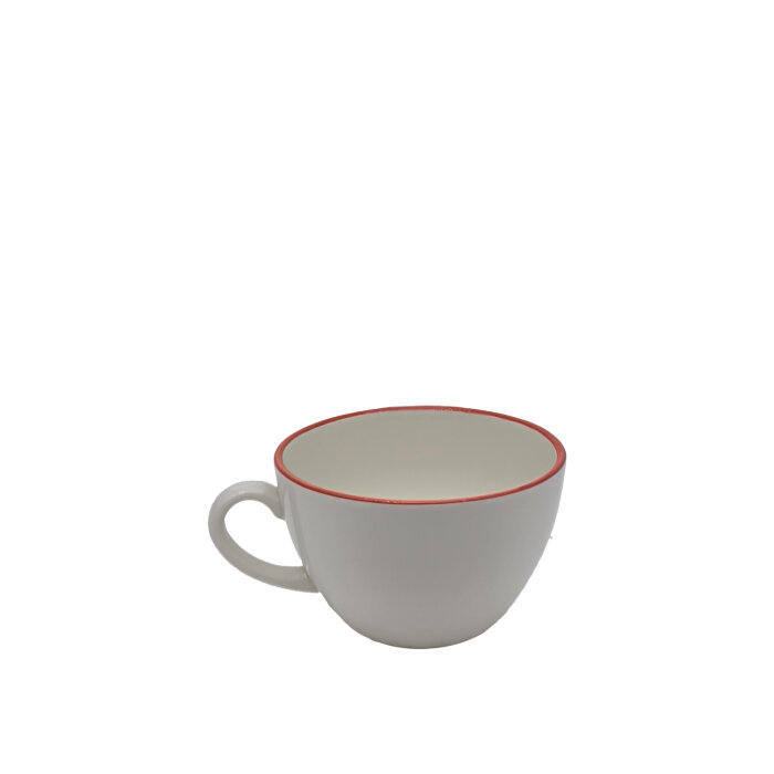 Tulu Porselen Luna Latte Fincanı - File 36 Kırmızı LN01LFF36 - 1