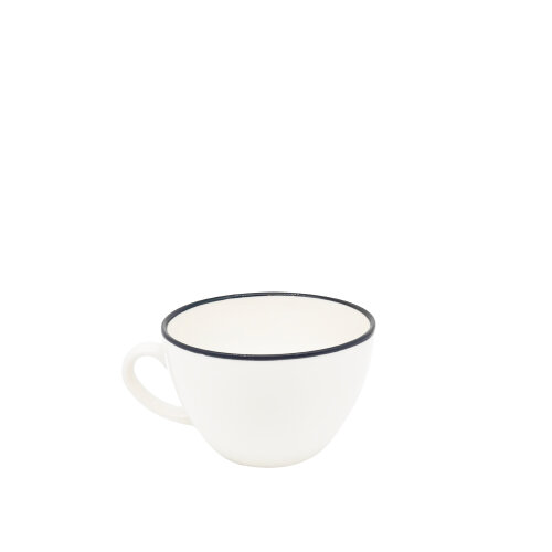 Zest Porcelain Luna Latte Fincanı 339Cc -Riva Siyah - ZEST PORCELAIN
