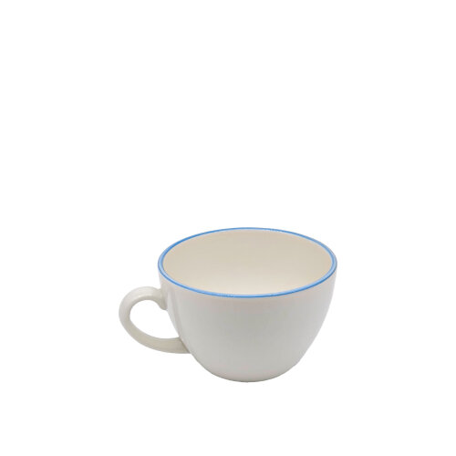 Tulu Porselen Luna Latte Fincanı - File 93 Mavi LN01LFF93 - TULU PORSELEN