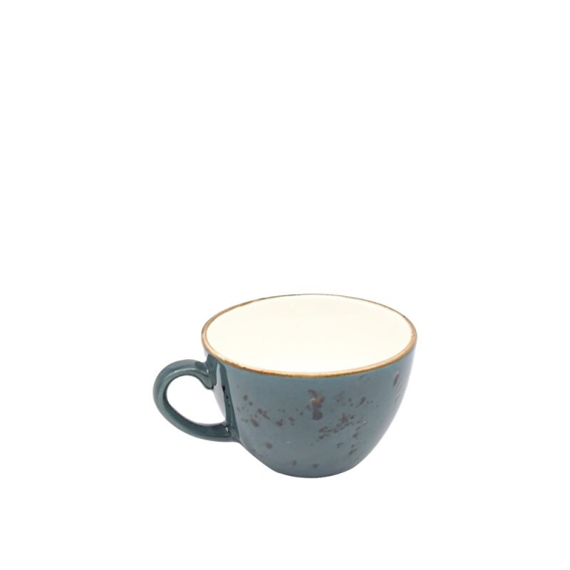 Zest Porcelain Luna Latte Fincanı 339Cc -Paris K.Mavi - 1