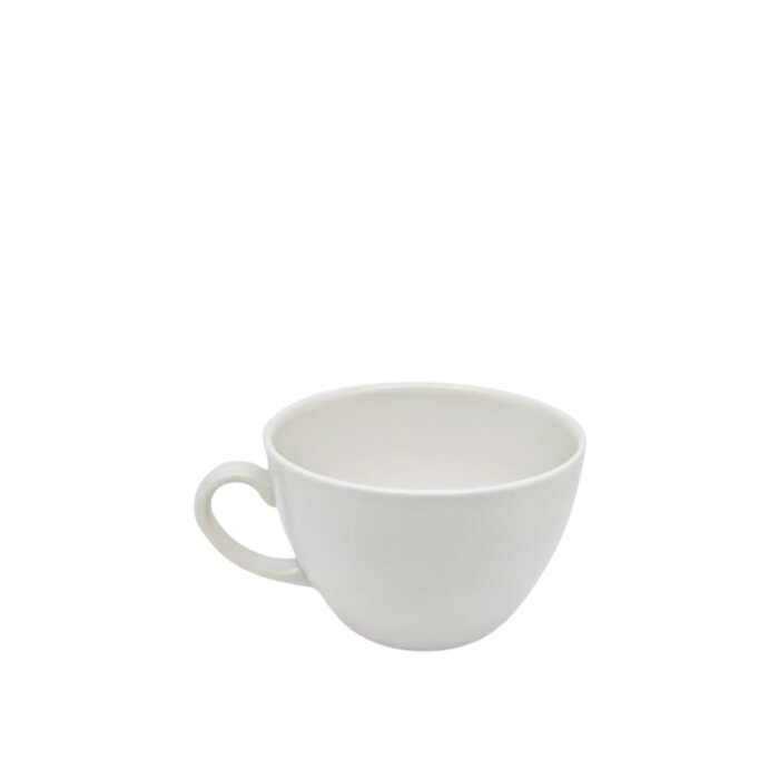 Tulu Porselen Luna Latte Fincanı - Saten Beyaz LN01LFST01 - 1