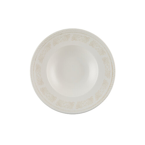 Zest Porcelain Makarna Tabağı 27 cm-Whisper - ZEST PORCELAIN