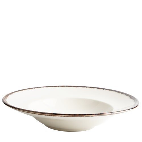 Tulu Porselen Makarna Tabağı 27cm - Chocolate SNM27MTCT47 - 3