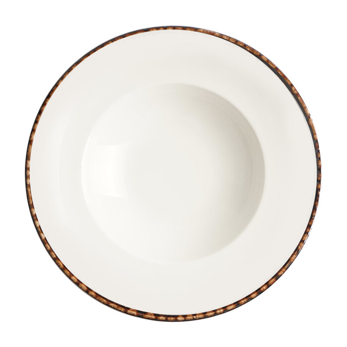 Zest Porcelain Makarna Tabağı 27cm - Chocolate SNM27MTCT47 - 2