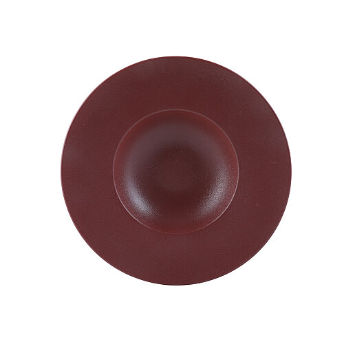 Zest Porcelain Makarna Tabağı 27 cm - Crater Claret Red - ZEST PORCELAIN