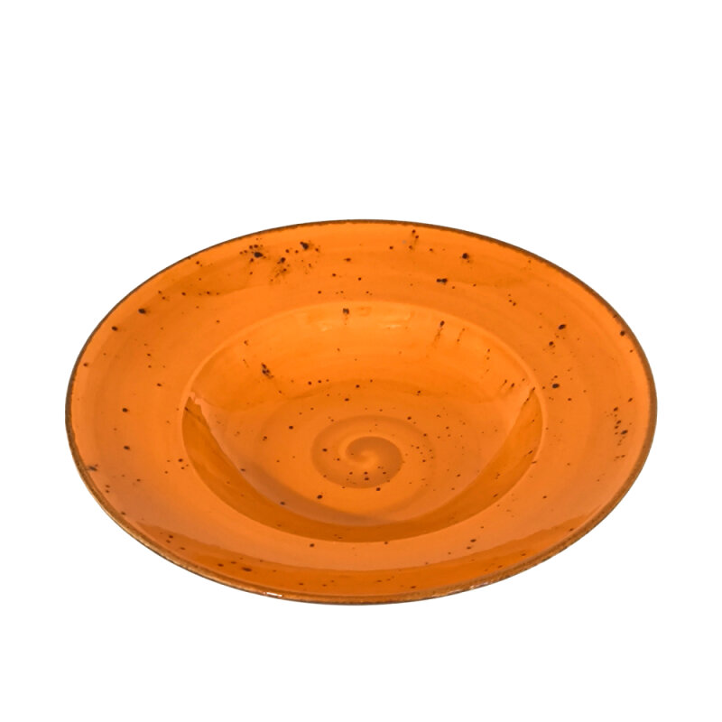 Zest Porcelain Makarna Tabağı 27Cm -Paris Turuncu - 1