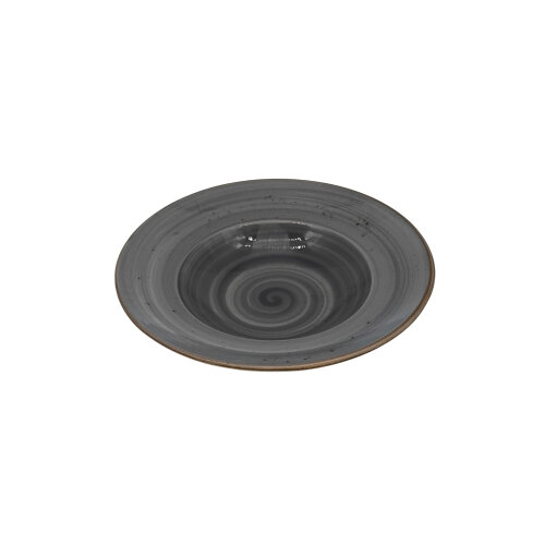 Tulu Porselen Makarna Tabağı 27Cm - Reactive 67 Gri - TULU PORSELEN