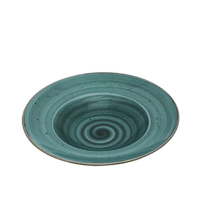 Zest Porcelain Makarna Tabağı 27Cm -Paris Turkuaz - 1