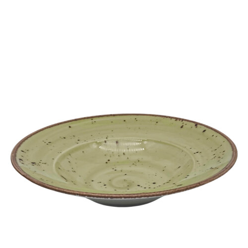 Tulu Porselen Makarna Tabağı 27cm - Reactıve 77 Yeşil SNM27MTR77 - 2