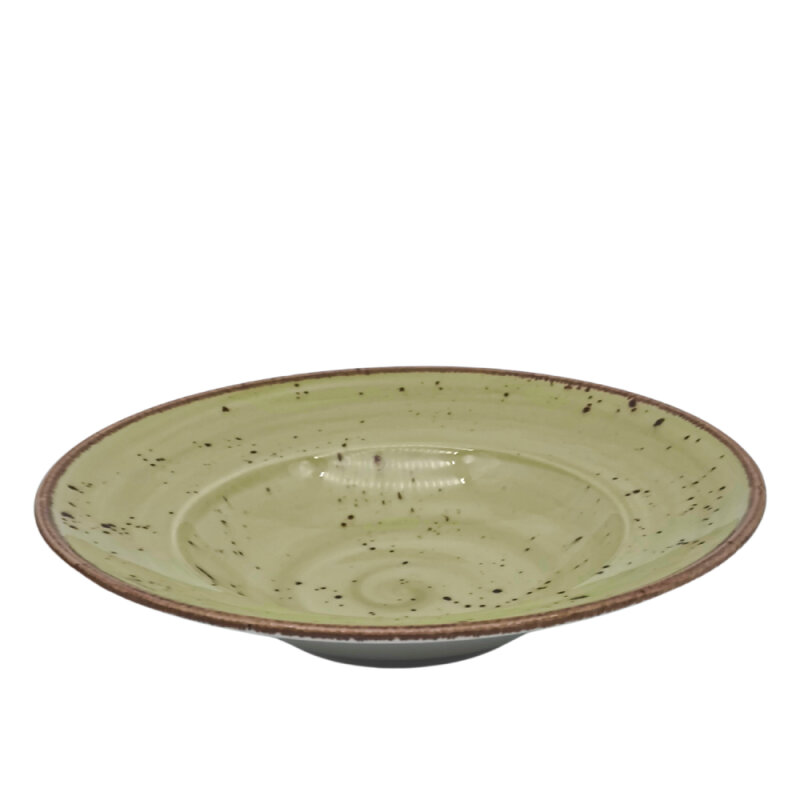 Tulu Porselen Makarna Tabağı 27cm - Reactıve 77 Yeşil SNM27MTR77 - 2