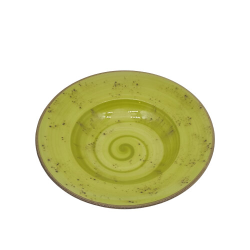 Tulu Porselen Makarna Tabağı 27 cm - Reactıve 79 Yeşil - TULU PORSELEN