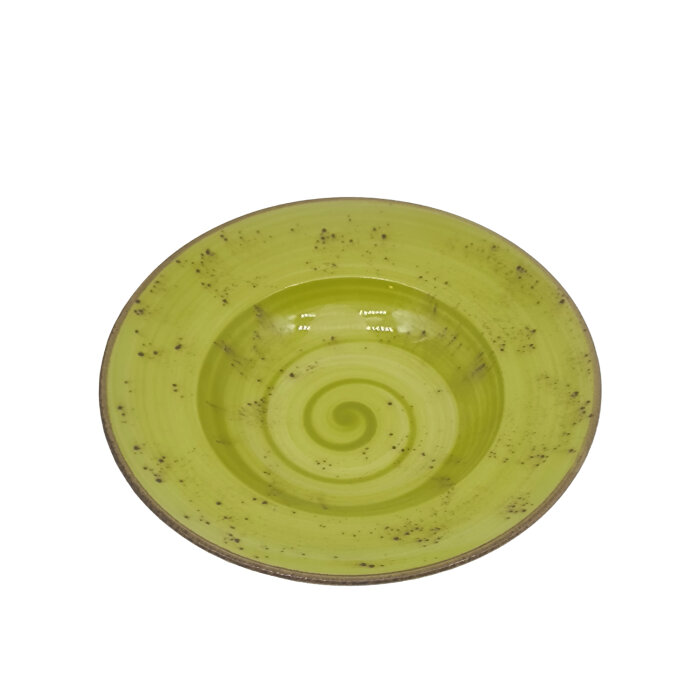 Tulu Porselen Makarna Tabağı 27 cm - Reactıve 79 Yeşil - 1