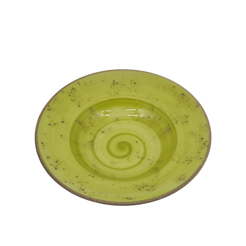 Tulu Porselen Makarna Tabağı 27 cm - Reactıve 79 Yeşil - 1