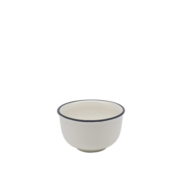 Zest Porcelain Mar Çerezlik Kase 9 Cm-Riva Siyah - 1