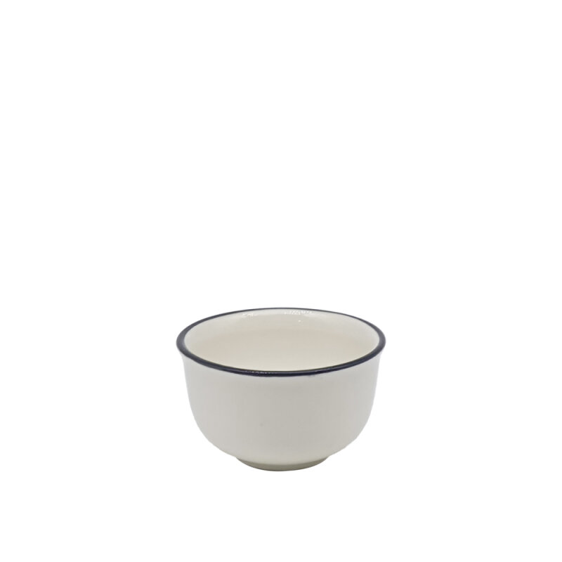Zest Porcelain Mar Çerezlik Kase 9 Cm-Riva Siyah - 1