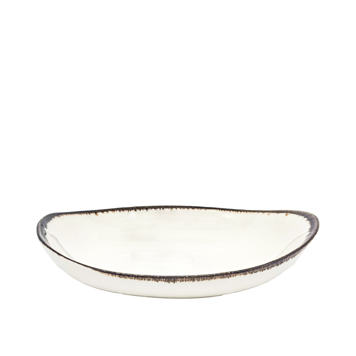 Tulu Porselen Mar Sunum Tabak 24cm-Chocolate MAR24KYCT47 - 1