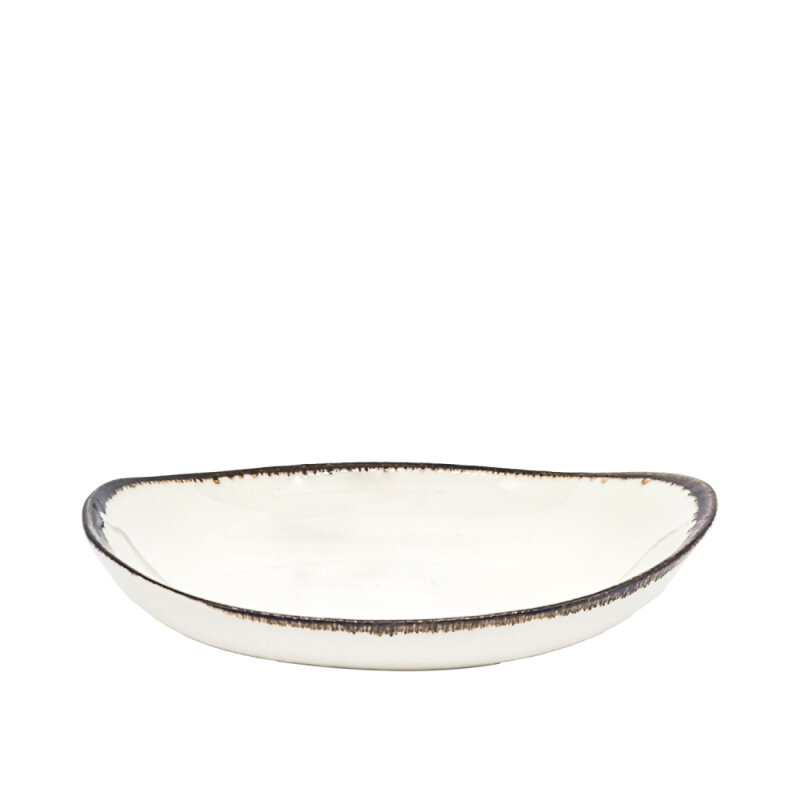 Zest Porcelain Mar Sunum Tabak 24cm-Chocolate MAR24KYCT47 - 1