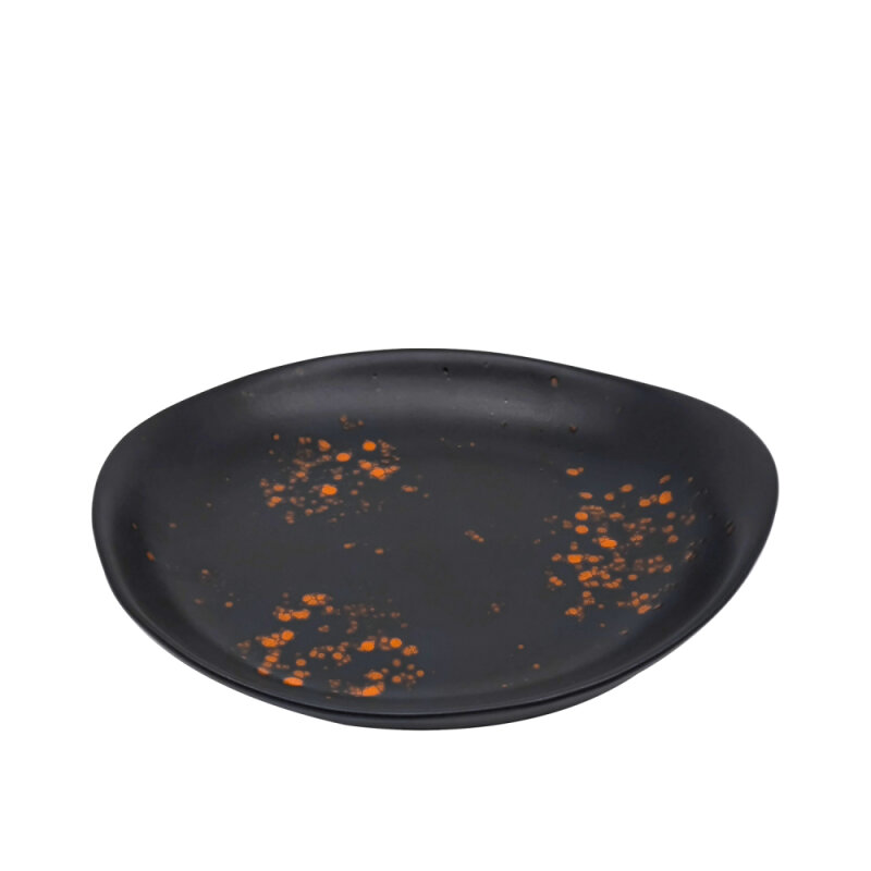 Zest Porcelain Mar Sunum Tabak 24Cm -Oxy Orange - 1