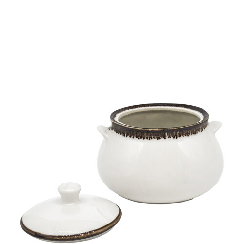 Zest Porcelain Marmita Tencere 15cm-Chocolate MAR15TCCT47 - 2