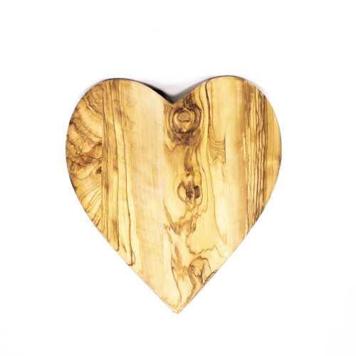 Zeytiniz Mars Kalp Formlu Kesme Sunum Tahtası Büyük24 Cm - ZEYTİNİZ