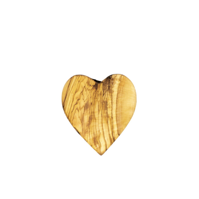 Zeytiniz Mars Kalp Formlu Kesme Sunum Tahtası Küçük16 Cm - 1