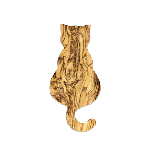 Zeytiniz Mars Kedi Formlu Kesme Sunum Tahtası33x15 cm - ZEYTİNİZ