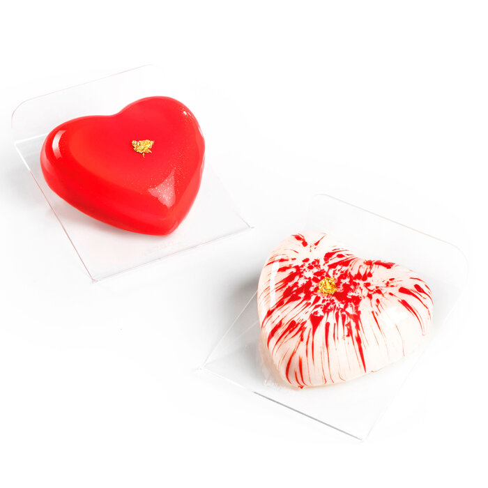 Martellato 24'lü 60X40 Kalp Silikon Kalıp H 30 mm 30SIL03N - 3