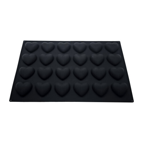 Martellato 24'lü 60X40 Kalp Silikon Kalıp H 30 mm 30SIL03N - 4