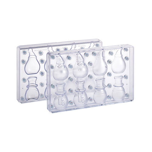 Martellato Santa Claus ve Snowman Çikolata Kalıbı 20C-1010 - 2