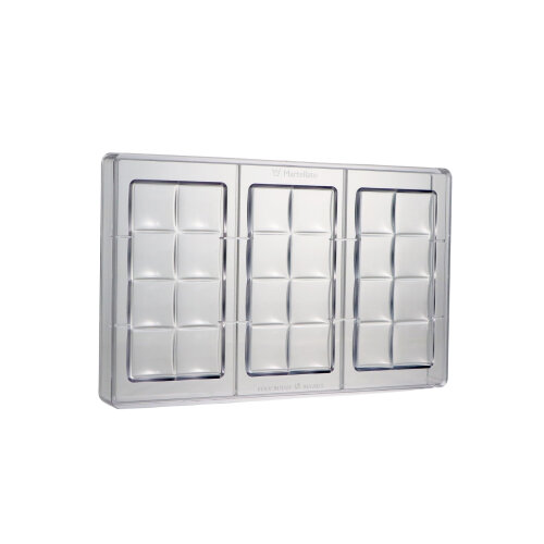 Martellato Polikarbonat Çikolata Kalıbı Quilted Bar 275x175 80 gr MA2021 - 2