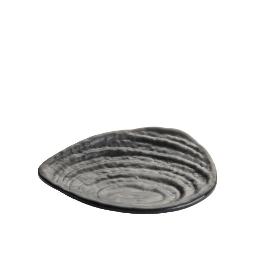 Mat Siyah Melamin Desenli Çukur Tabak 12,5Cm - ULTRAFORM MELAMİN