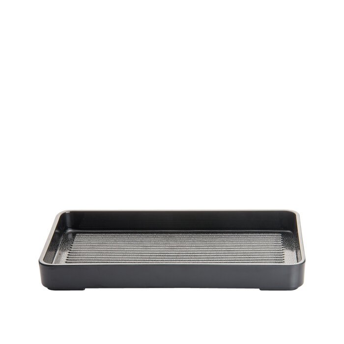 Mat Siyah Melamin D.Gen Tepsi 26,5Cm - 1