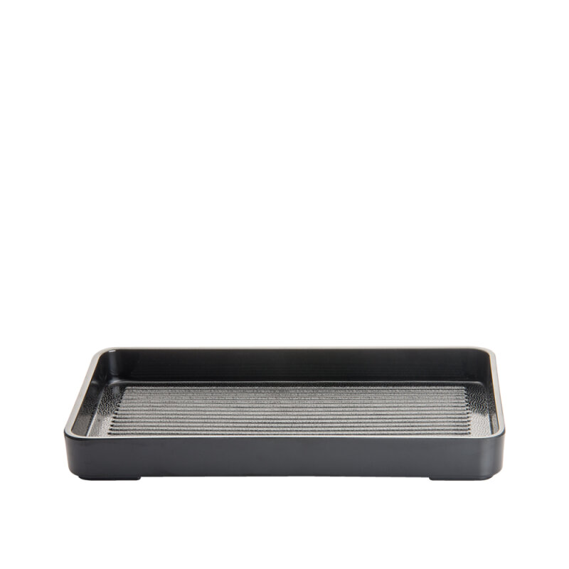 Mat Siyah Melamin D.Gen Tepsi 26,5Cm - 1