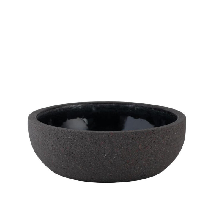 Matgusto Fuego Kase Büyük Parlak Siyah Ç:20 cm.H:7 cm FUEGO207 - 2