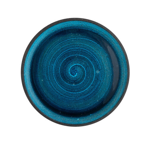 Matgusto Meru Yuvarlak Tabak Parlak Mavi Ç:30 cm.H:3 cm.MERU303 - MATGUSTO