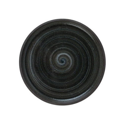 Matgusto Fuego Yuvarlak Tabak Parlak Siyah Ç:25 cm.H:3 cm. FUEGO253 - MATGUSTO